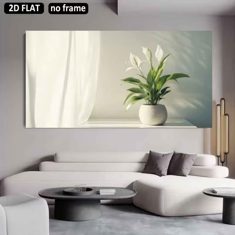 2D plat, 2D plat 1pc 31.49X62. - Peace Lily White recensie en prijs